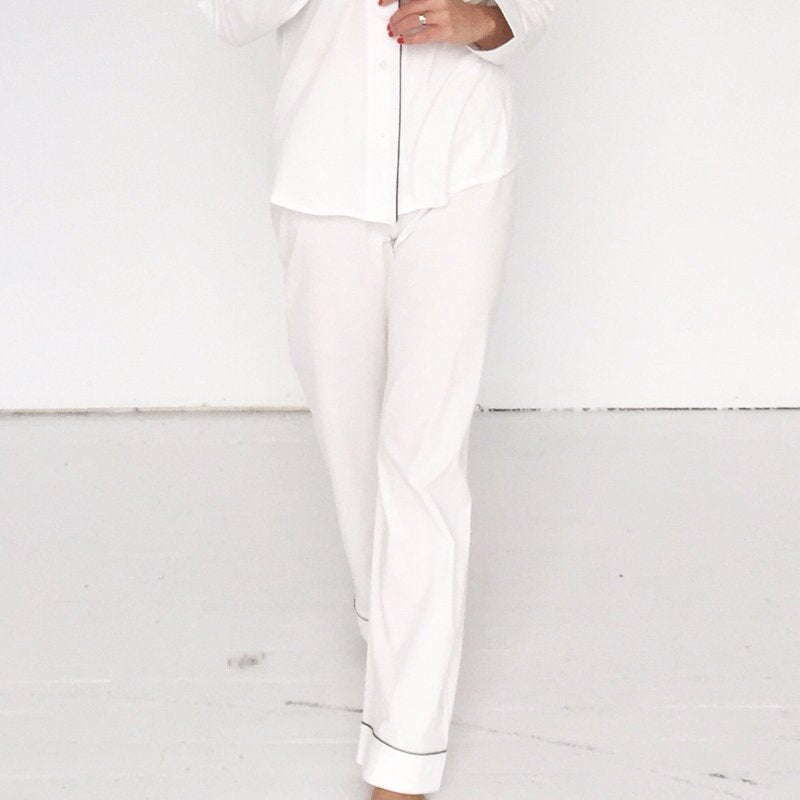 Classic Luxury Pajamas in Brushed Pima Cotton