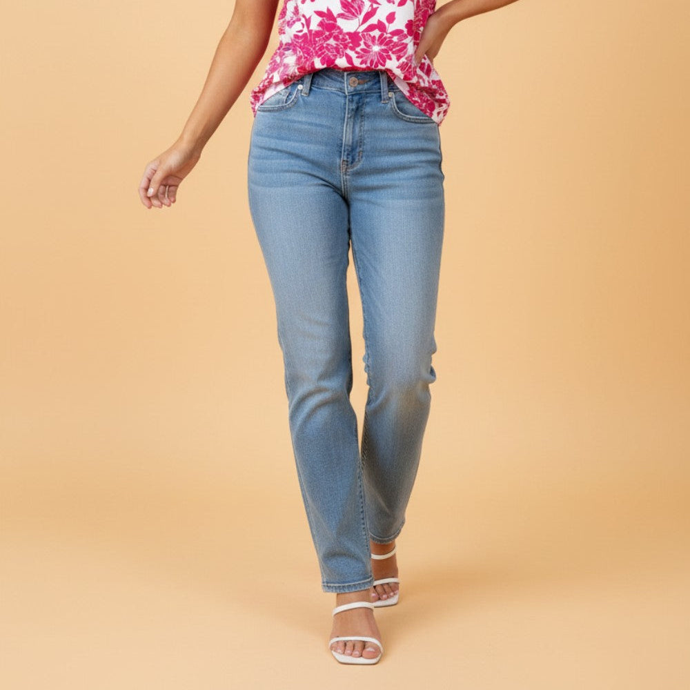 Floral Colorblock Lace V-Neck Flutter Sleeve Blouse