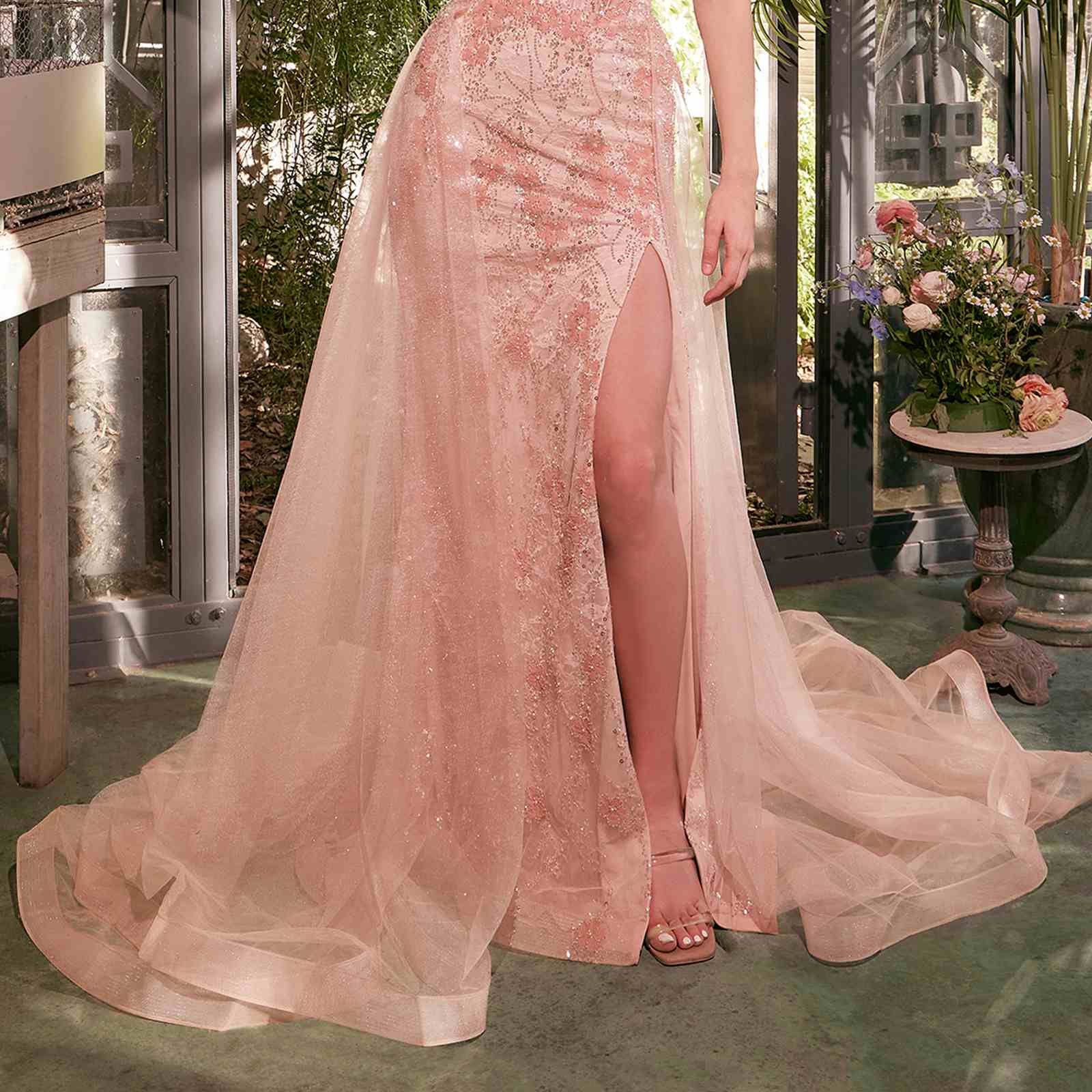 Andrea & Leo A1382 Dress Tulle Daisy Overskirt Gown