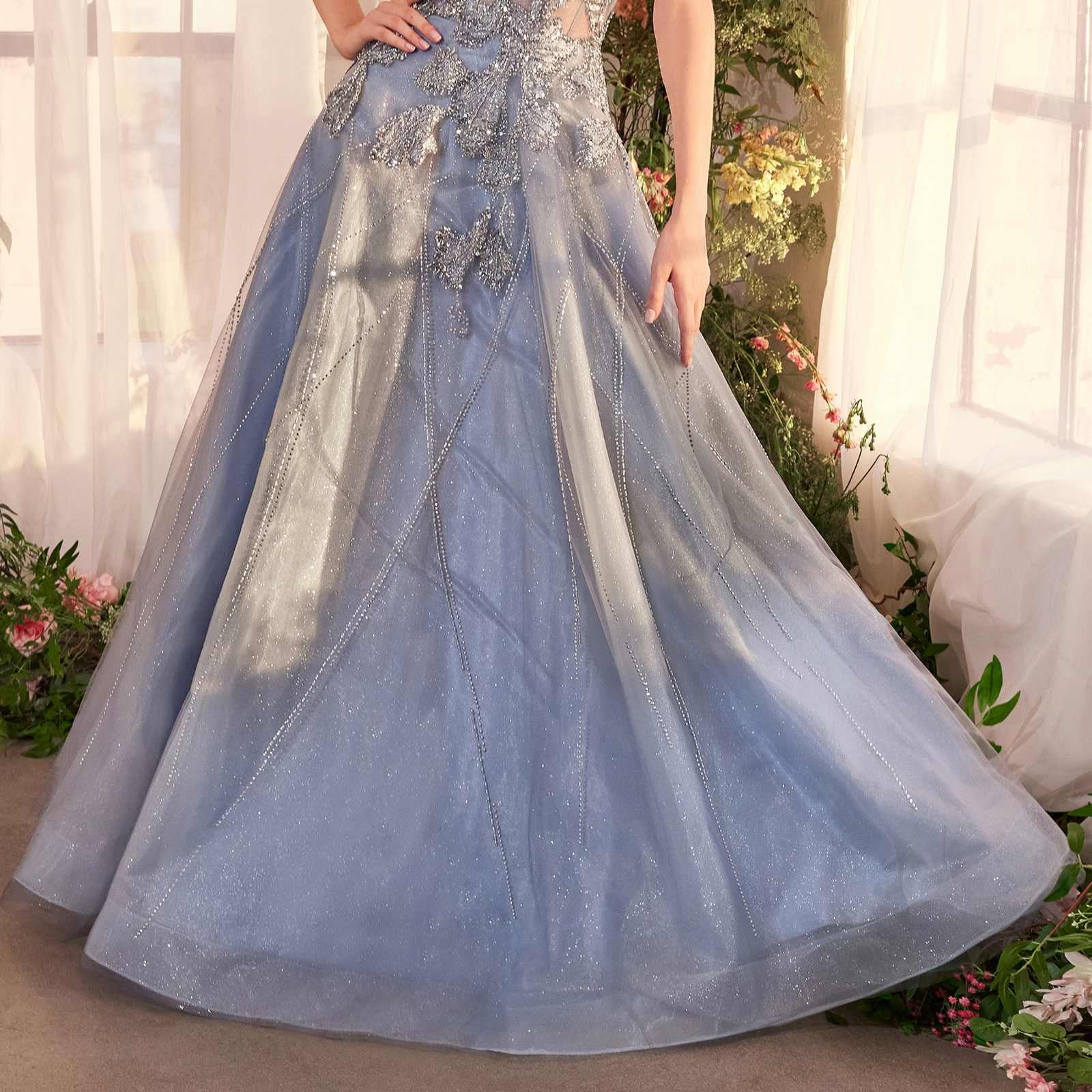 Andrea & Leo A1387 Dress Strapless Embellished Tulle Ball Gown