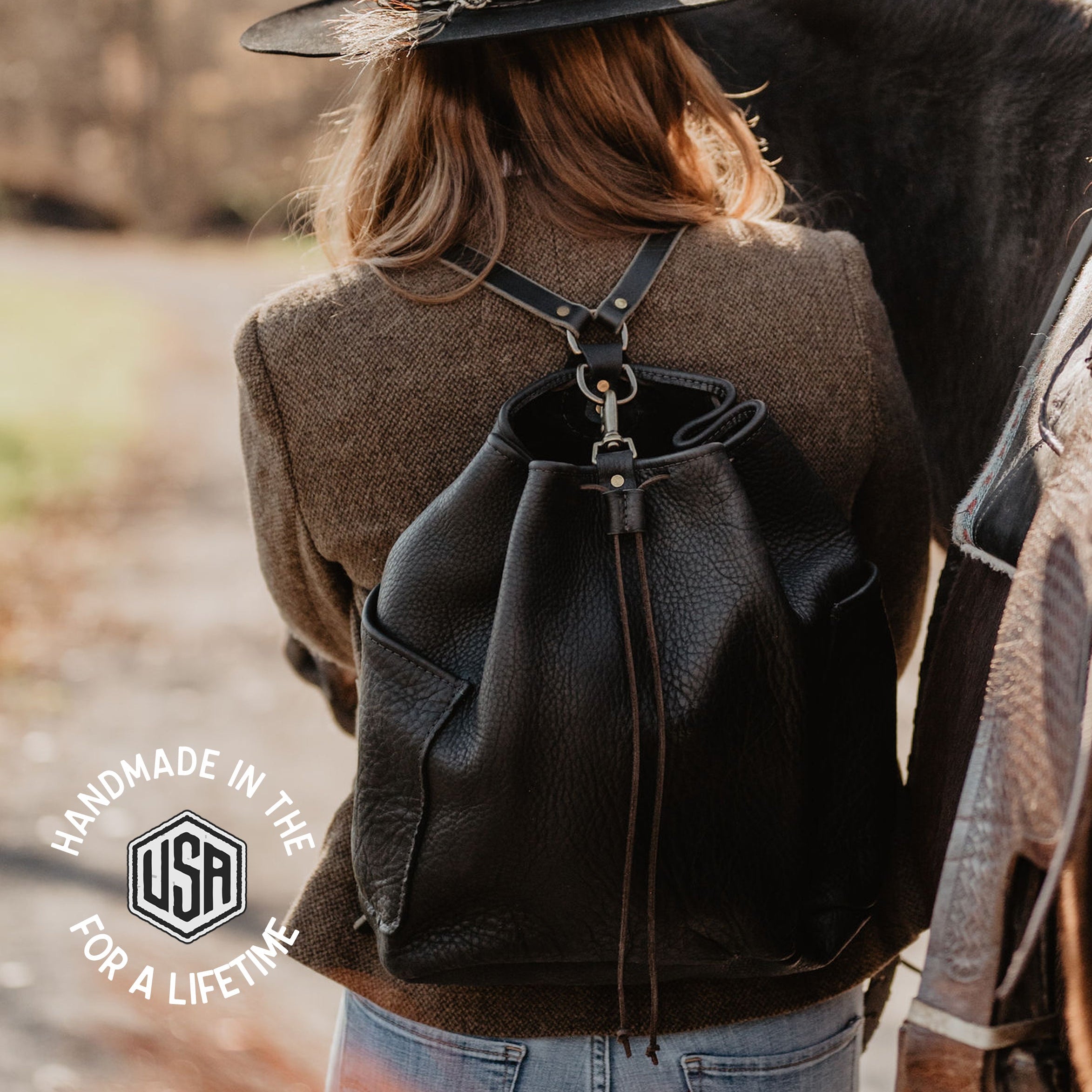 Traveler Drawstring Backpack - USA Made
