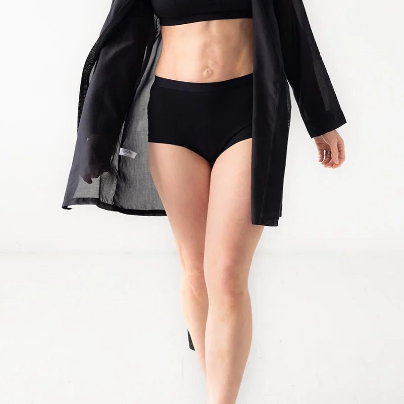 Classic Short Robe Cotton/Silk 33"