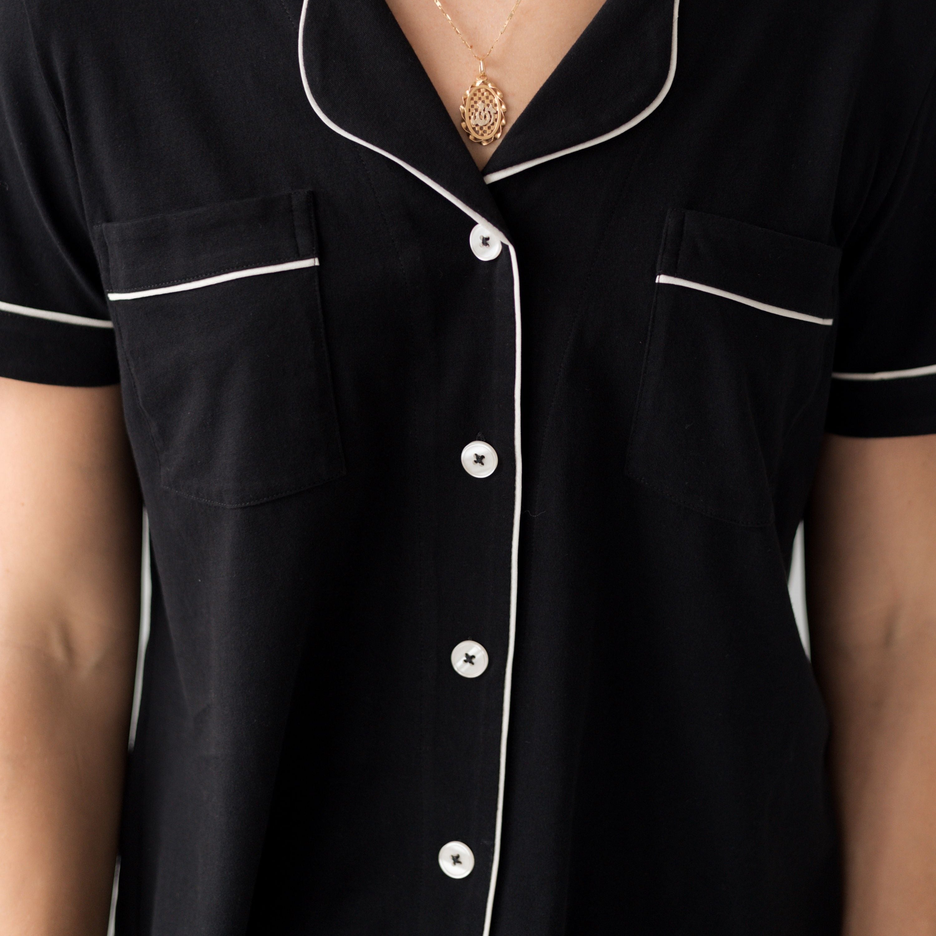 Classic Luxury Capri Pajamas in Brushed Pima Cotton