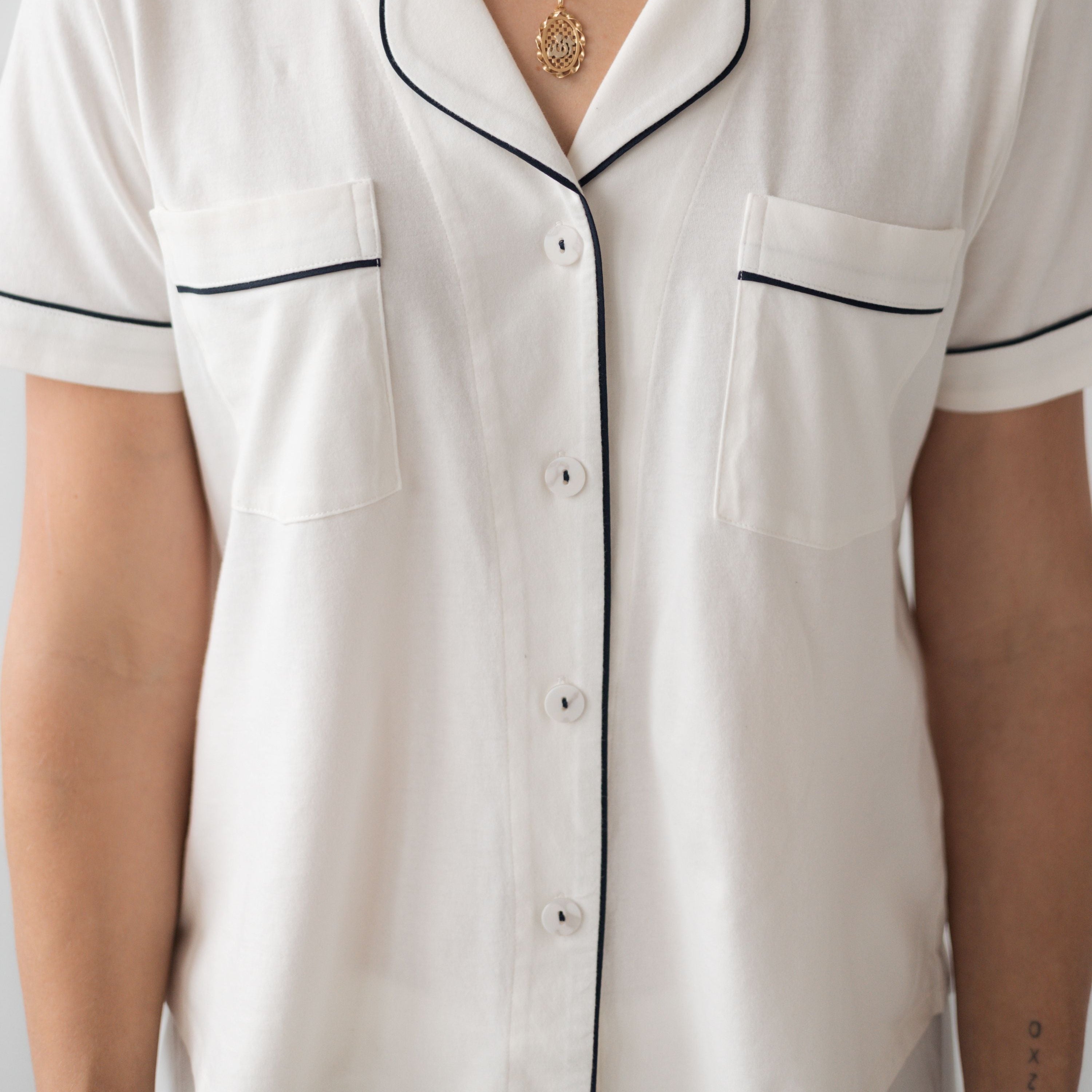 Classic Luxury Capri Pajamas in Brushed Pima Cotton
