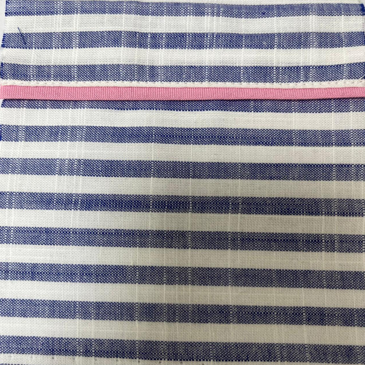 Shawl Collar Striped Boyfriend Shirt