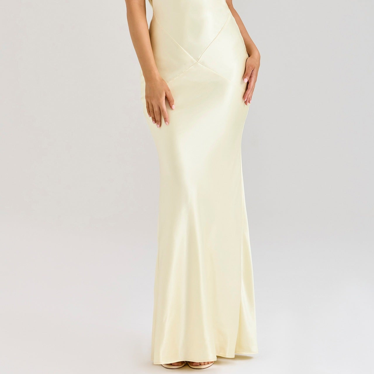 Spring Summer Bodycon Silk Dress Casual Party Slit Dress