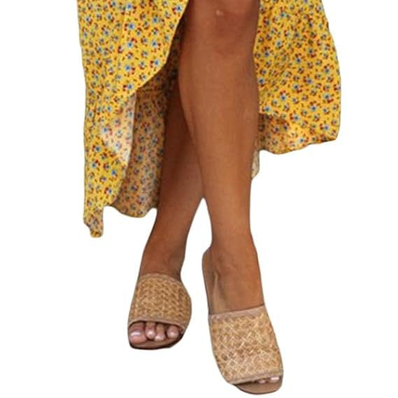 Sexy Floral Print Suspender Skirt Dress - Women's V-Neck Ruffled Reformation