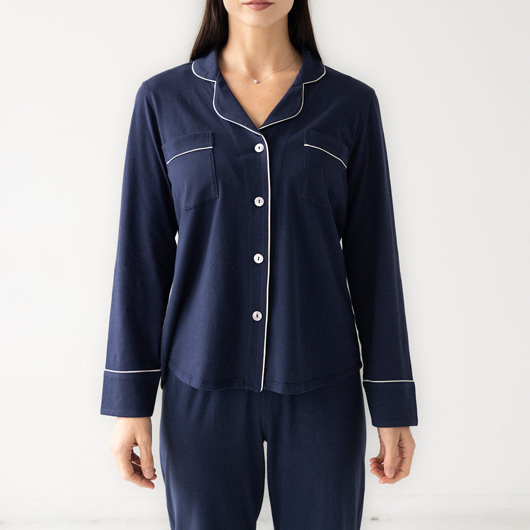 Classic Luxury Pajamas in Brushed Pima Cotton