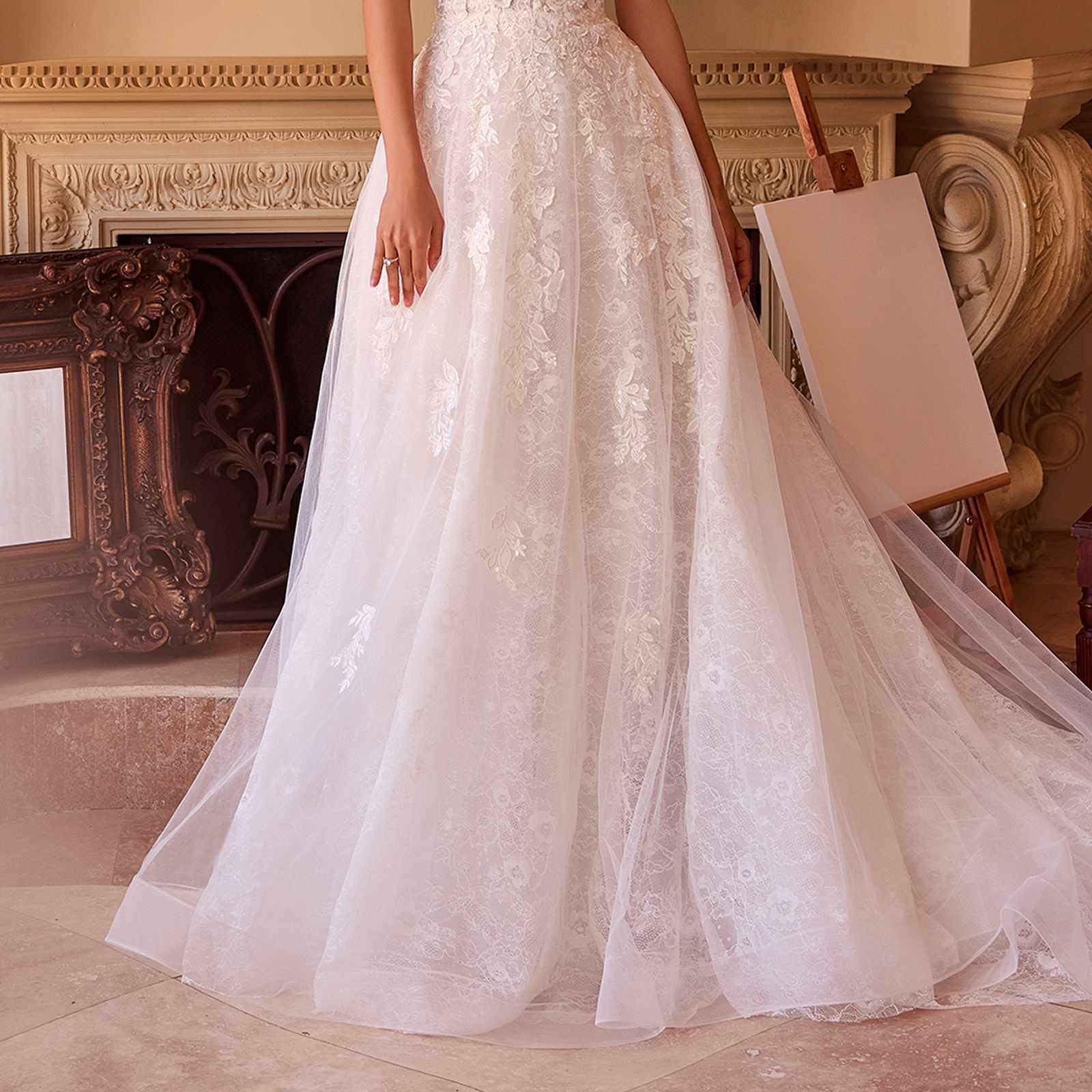 Andrea & Leo WL052 Dress Deep Sweetheart Strapless Bridal Ball Gown