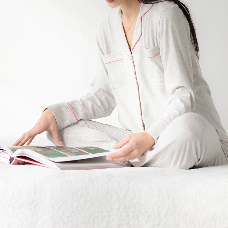 Classic Luxury Pajamas in Brushed Pima Cotton