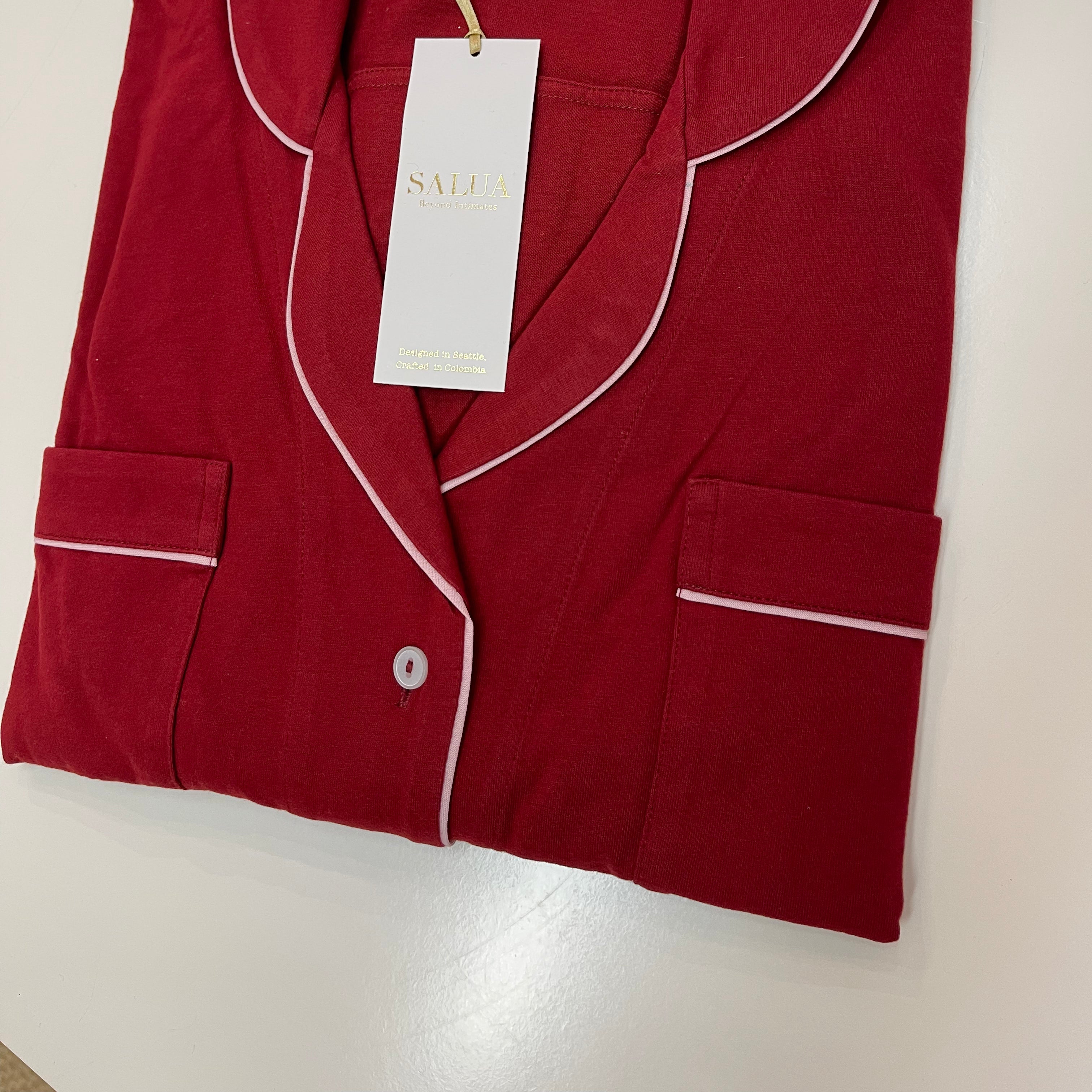Long Luxury Sleep Shirt in Brushed Pima Cotton -Limited Colors