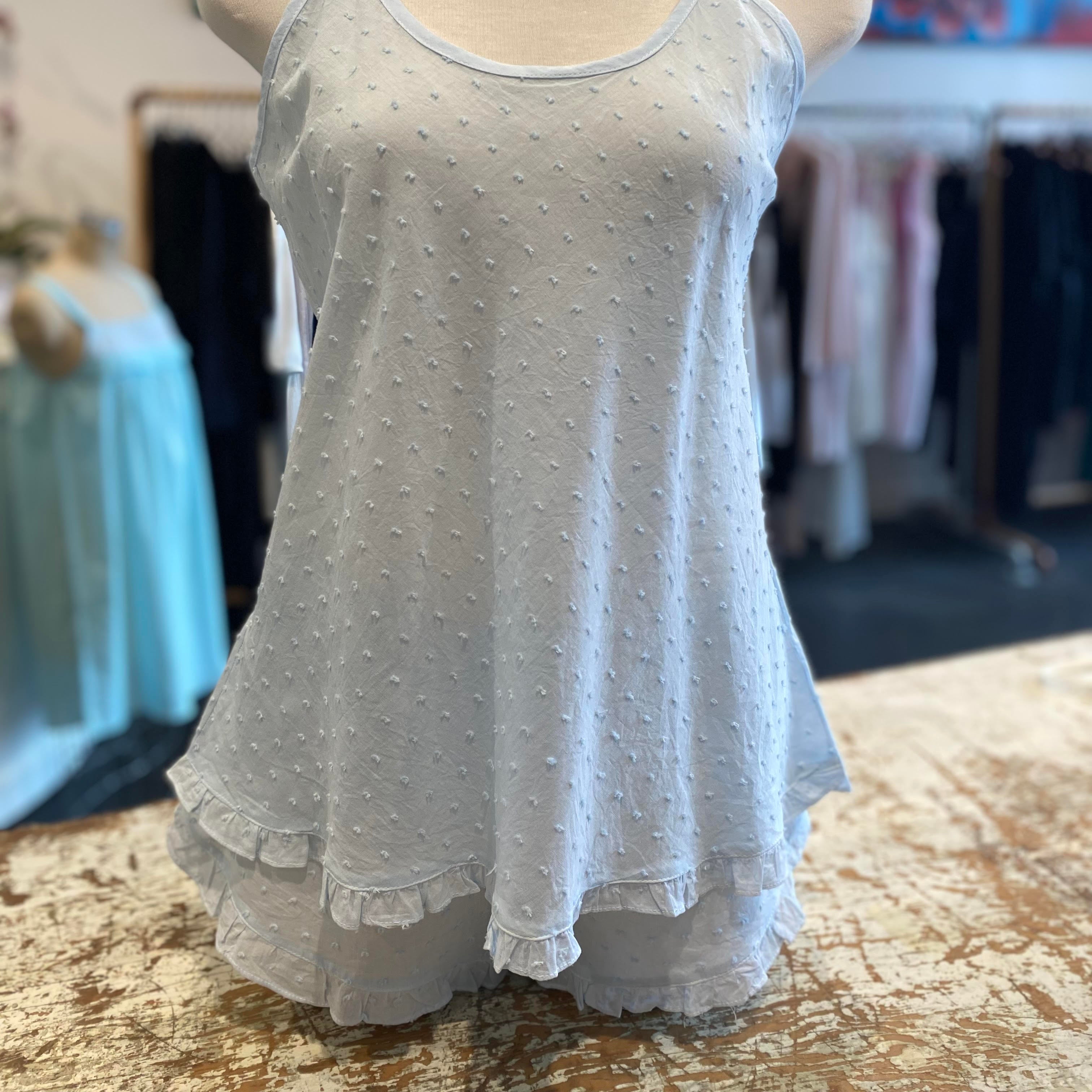 Swiss Dot Camisole and Shorties