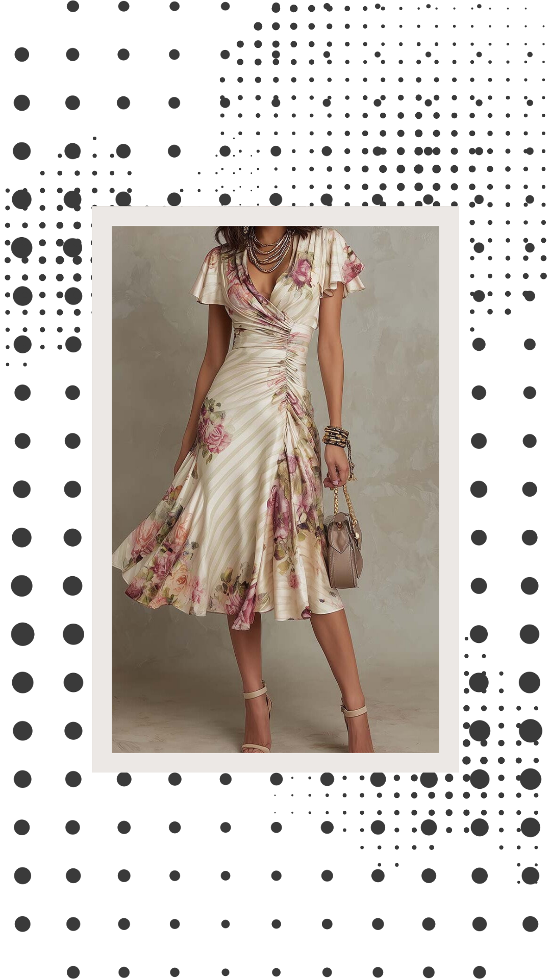 Summer Women Clothing Printed Asymmetric Tiered Dress