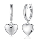 MUNDELL 14K Gold Plated Solid 925 Sterling Silver Post Bow Drop Earrings | Dainty Heart Waterdrop Hypoallergenic Drop Earrings for Women Jewelry Gift
