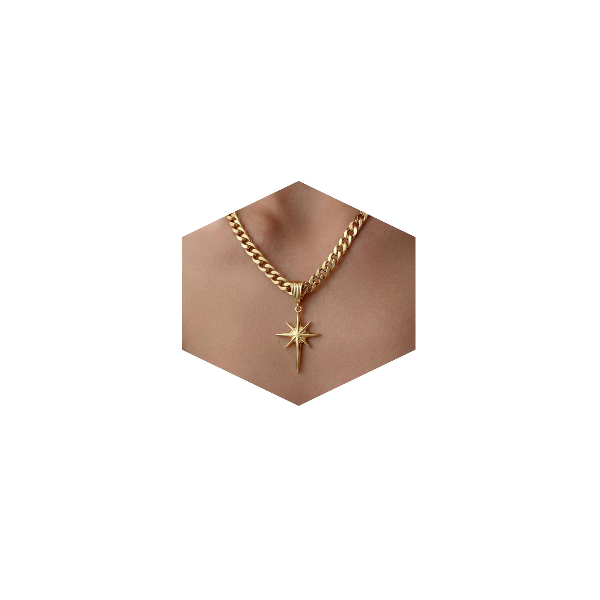 CHESKY Layered Necklaces for Women Trendy, Dainty 14k Gold Plated Pendant Necklace Layering Necklace for Women Non Tarnish Hypoallergenic Sun Gold Necklace Stack Gold Jewelry for Women Gifts