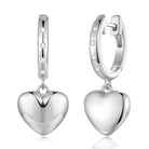 MUNDELL 14K Gold Plated Solid 925 Sterling Silver Post Bow Drop Earrings | Dainty Heart Waterdrop Hypoallergenic Drop Earrings for Women Jewelry Gift