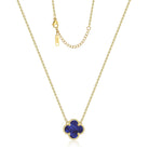 AIPPK Clover Pendant Necklace 18K Gold Plated Four Leaf Clover Necklaces Lucky Simple Jewelry Gifts for Women