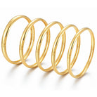 Chunky Gold Bangle Bracelets for Women, Dainty 14k Gold Plated Big Stackable Bangles Set, Trendy Statement Cuff Bracelet Stack Fashion Jewelry Gifts