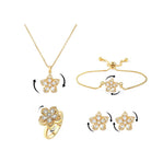 Necklace for Women Gold Flower Fidget Necklace Rotatable Crystal Silver Blossom Pendant Necklaces Adjustable Spinning Fidget Necklaces Redbud Flower Choker Funny Gift Jewelry