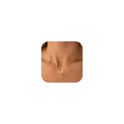 Thaivor Necklace for Women Dainty Bow Necklace 14K Gold Plated Cute Choker Small Pendant Charm Necklaces Teen Gift Trendy Stuff Personalized Jewelry Gifts