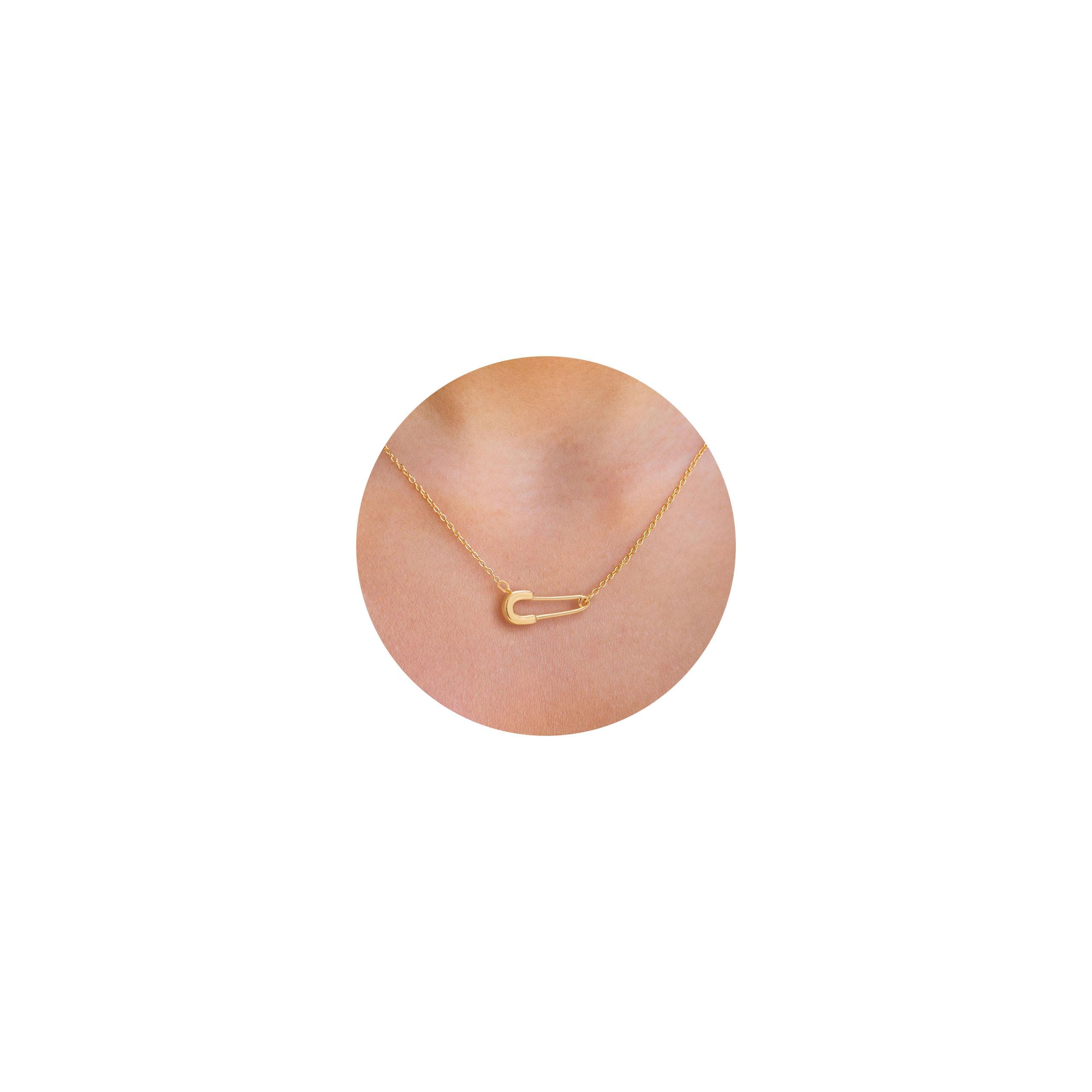 VRIUA Gold Necklace for Women - 14K Gold Plated Dainty Italian Horn Star of David Butterfly Bow Sun Lotus Volleyball Baseball Cowboy Boots Necklace Jewelry Everyday for Women