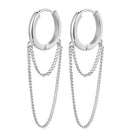 MUNDELL 14K Gold Plated Solid 925 Sterling Silver Post Bow Drop Earrings | Dainty Heart Waterdrop Hypoallergenic Drop Earrings for Women Jewelry Gift