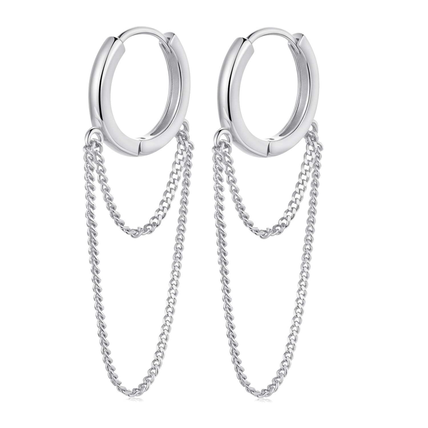 MUNDELL 14K Gold Plated Solid 925 Sterling Silver Post Bow Drop Earrings | Dainty Heart Waterdrop Hypoallergenic Drop Earrings for Women Jewelry Gift