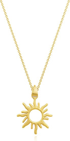 CHESKY Layered Necklaces for Women Trendy, Dainty 14k Gold Plated Pendant Necklace Layering Necklace for Women Non Tarnish Hypoallergenic Sun Gold Necklace Stack Gold Jewelry for Women Gifts