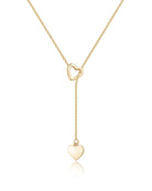 Heart Necklaces for Women, Dainty 14K Gold/Silver Plated Necklace Cute Tiny Gold Diamond Infinity Heart Pendant Jewelry, Ideal Gifts for Mothers Day Birthday Graduation Valentine's Day