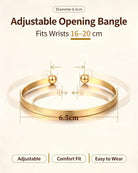 ÌF ME Gold Bangle Bracelets for Women, Indian Bangles Stackable Set, Multi Layer Textured 18K Gold Plated Chunky Bracelets Boho Jewelrys Set