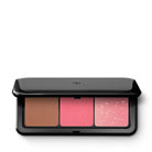 KIKO Milano Multi Finish Trio Blush & Bronzer Palette | 1 Bronzer And 2 Blushes In Matte And Metallic Finishes
